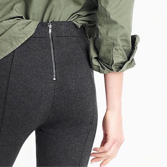 J Crew- Pixie Pont All Day Pant Stretch, Grey XL - Picture 7 of 14